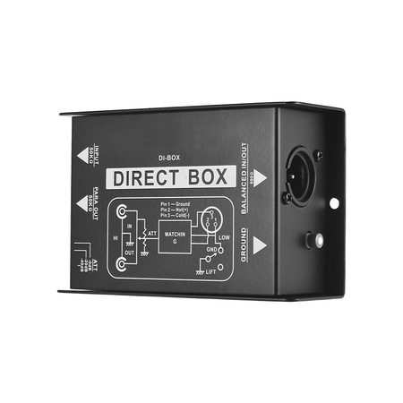 立体声 多用途DI盒 &nbsp;&nbsp;&nbsp;&nbsp;&nbsp;DI-1